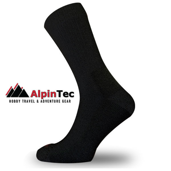 WalkingLight Κάλτσες - AlpinTec - μαύρο