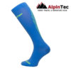 Professional High Compress Socks - AlpinTec - Κάλτσες συμπίεσης - μπλέ