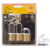 Security padlock 25mm SETx3 - Komodo - High security