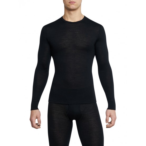 MERINO ONE50 LONG-SLEEVE SHIRT-black