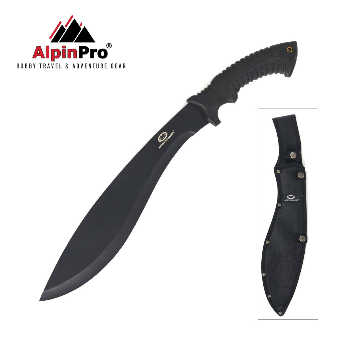 WA-021BK-knife-Apinpro-WithArmour Chopper Machete WithArmour