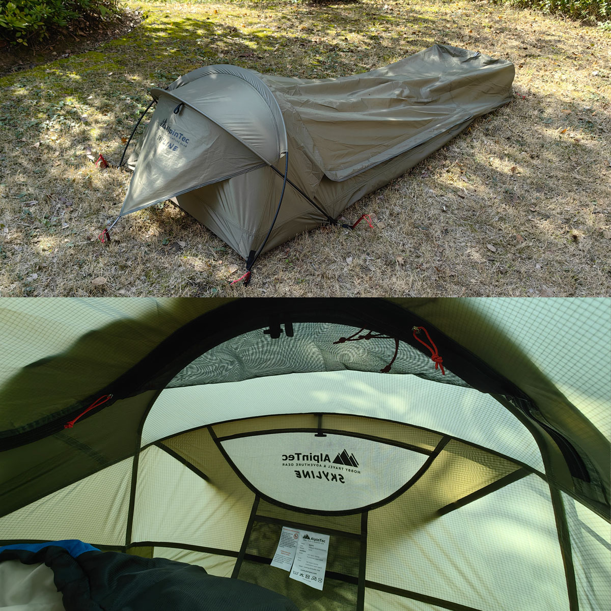 16005-3 bivvy bag Skyline Alpintec camping